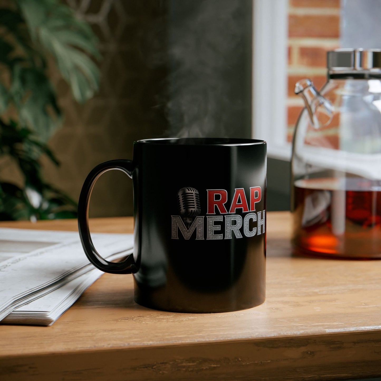 Rap Merch 2K Black Mug | Perfect for Music Lovers, Gift for Birthdays, Music Events, Coffee Lovers, Stylish Drinkware