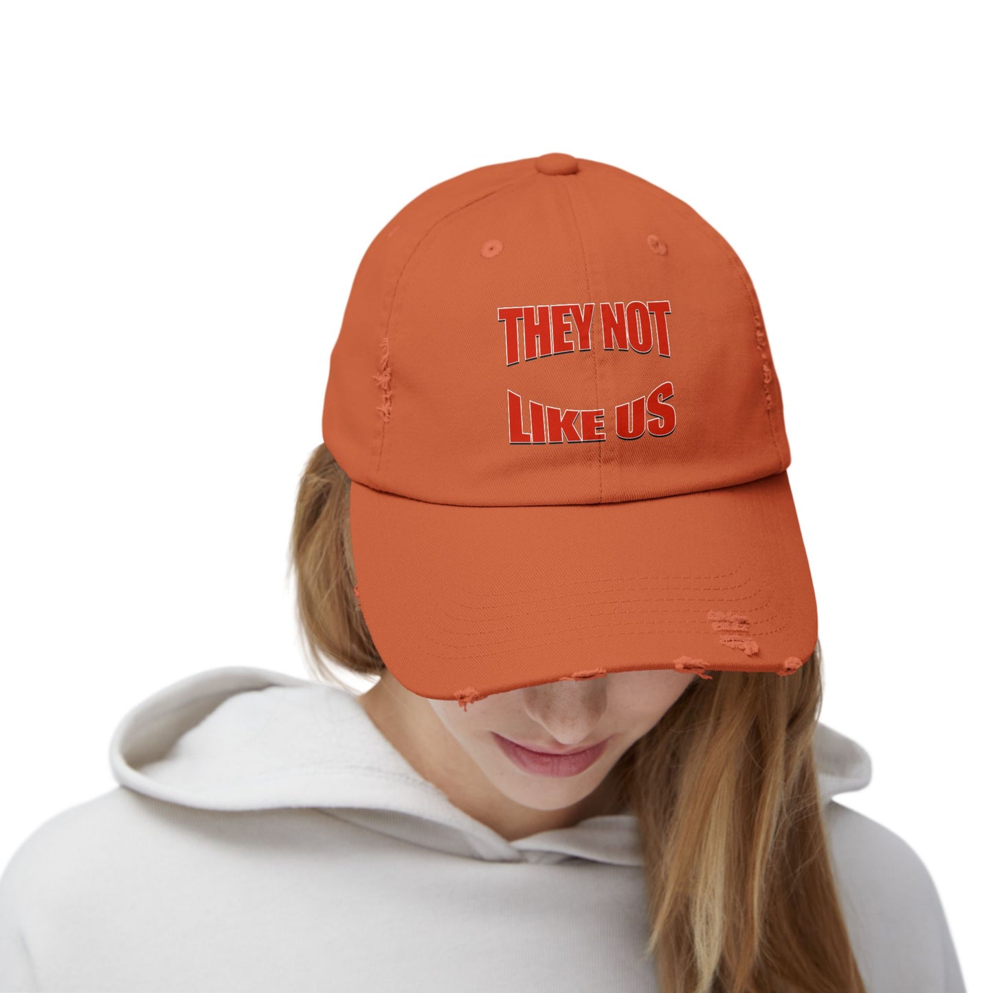 “Unisex Distressed Cap Bold Statement Streetwear Hat