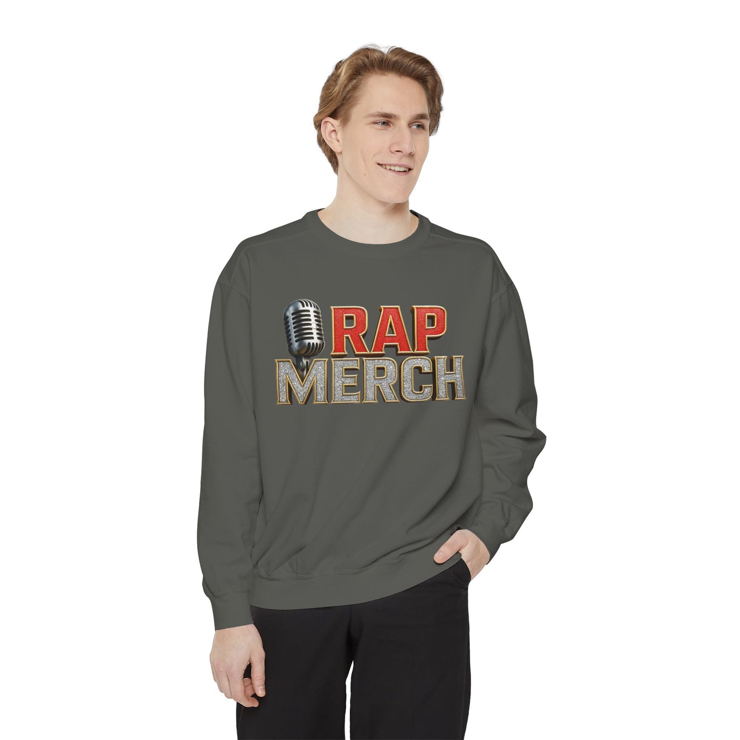 Unisex Rap Merch Sweatshirt, Cozy Hip-Hop Style Pullover, Music Lover Gift, Streetwear Fashion, Casual Lounge Wear