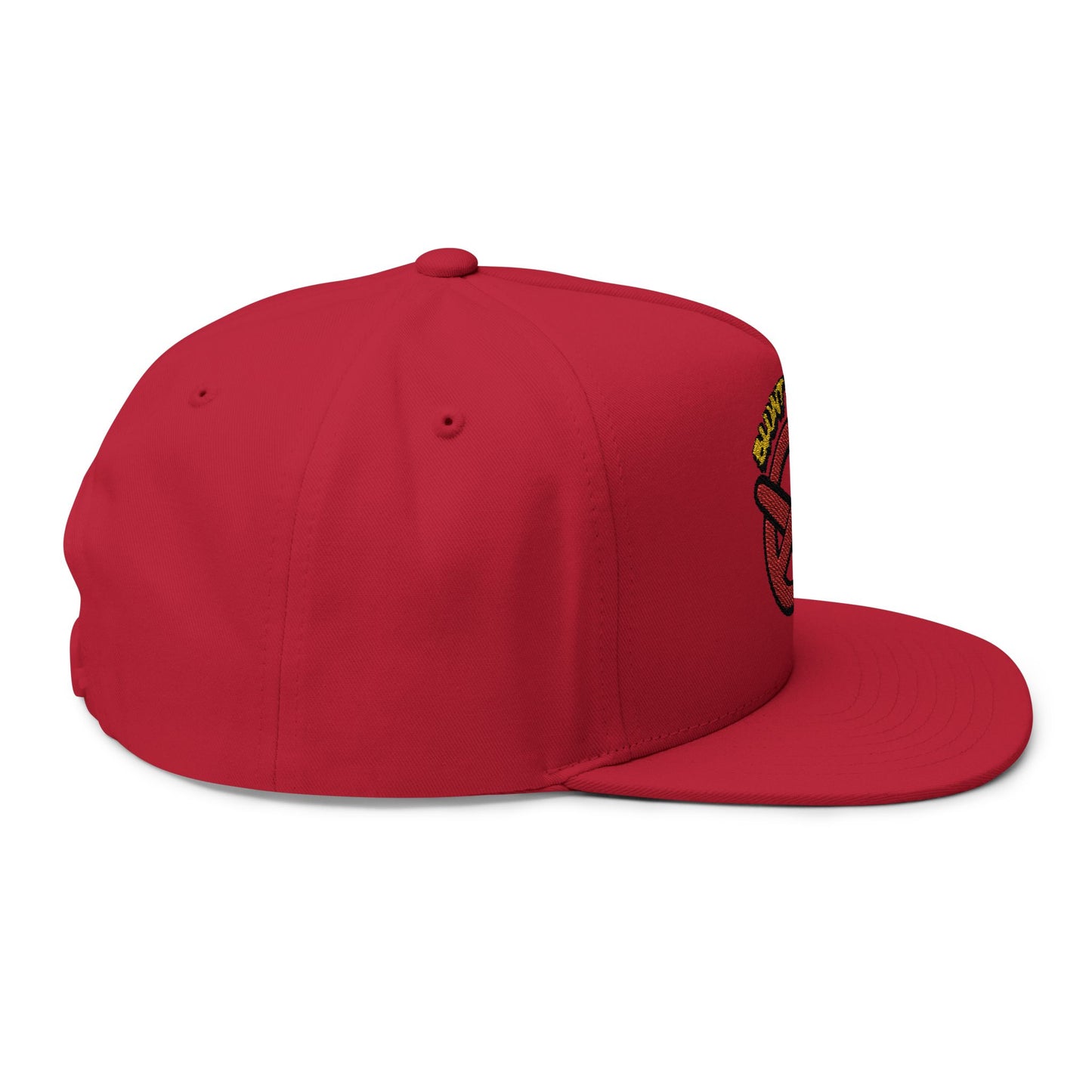 Flat Bill Cap — "Blunt Busters" Embroidered Snapback
