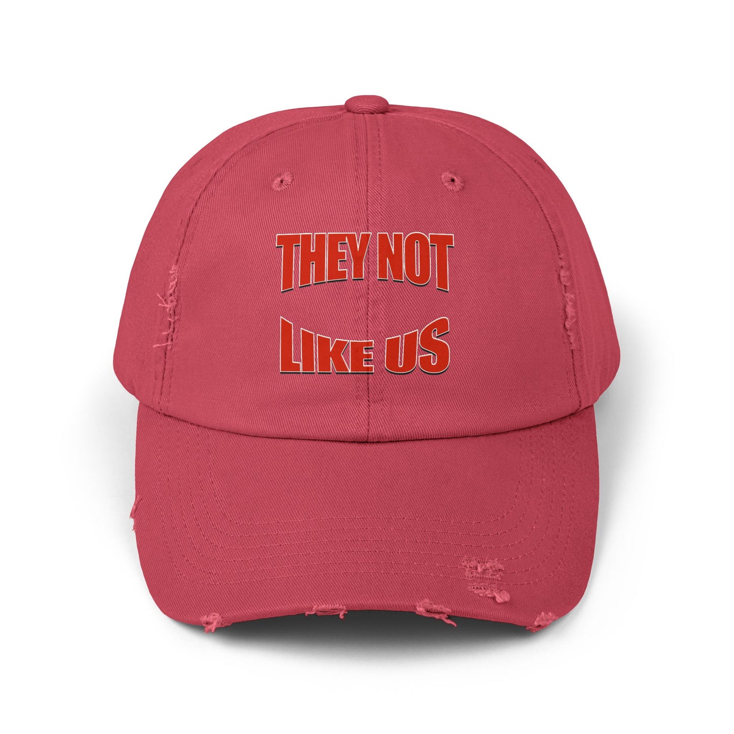 “Unisex Distressed Cap Bold Statement Streetwear Hat