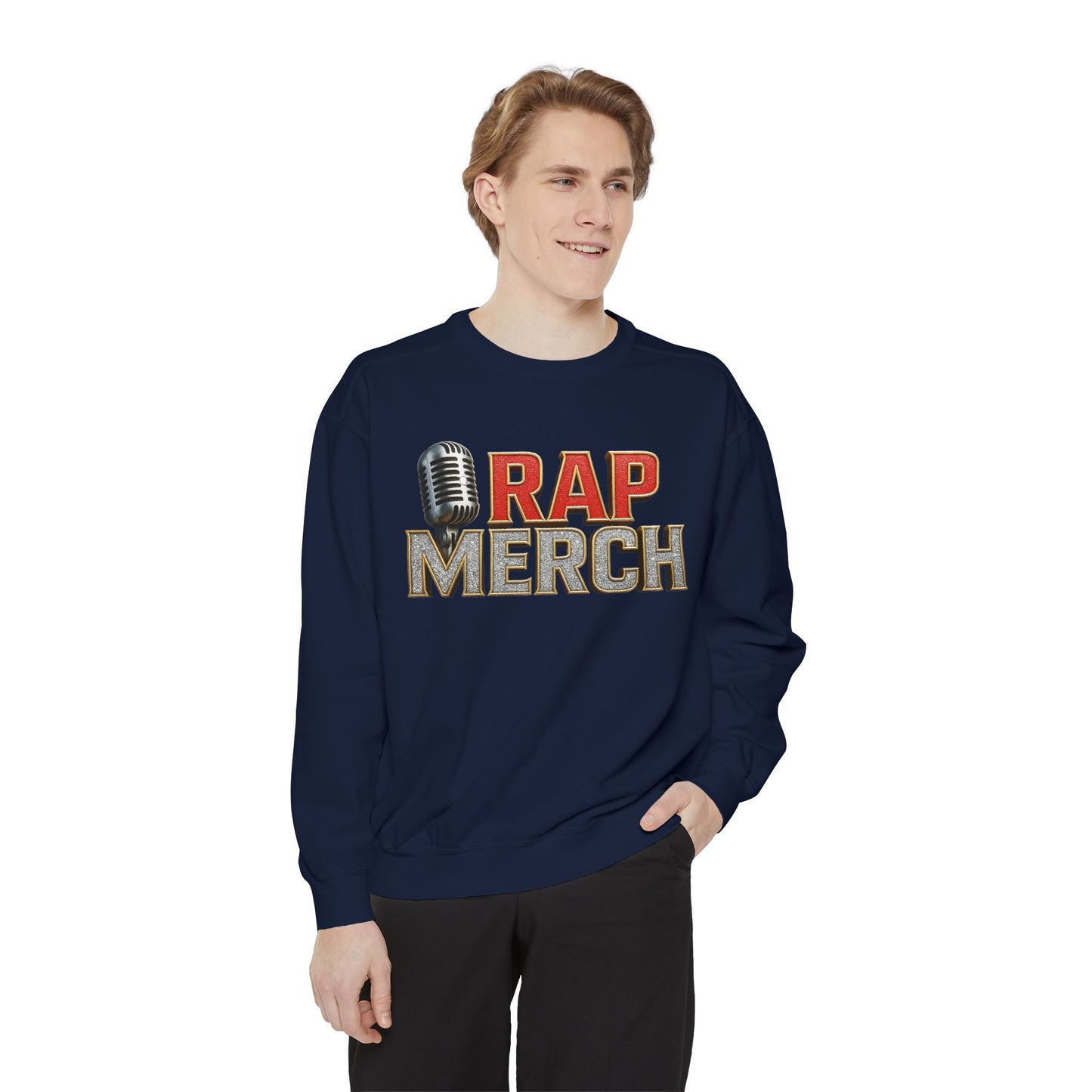Unisex Rap Merch Sweatshirt, Cozy Hip-Hop Style Pullover, Music Lover Gift, Streetwear Fashion, Casual Lounge Wear