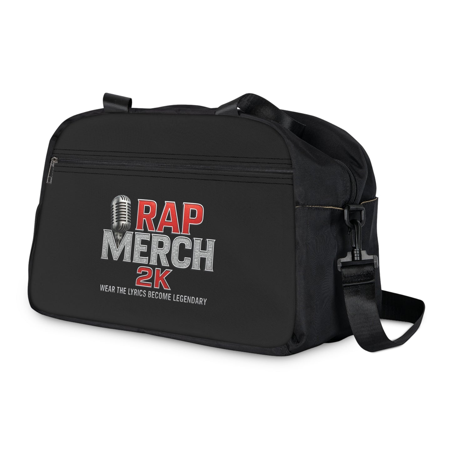 Fitness Handbag with Rap Merch Design – Perfect for Gym, Travel, Sports Events, Gift for Music Lovers, Trendy Workout Bag