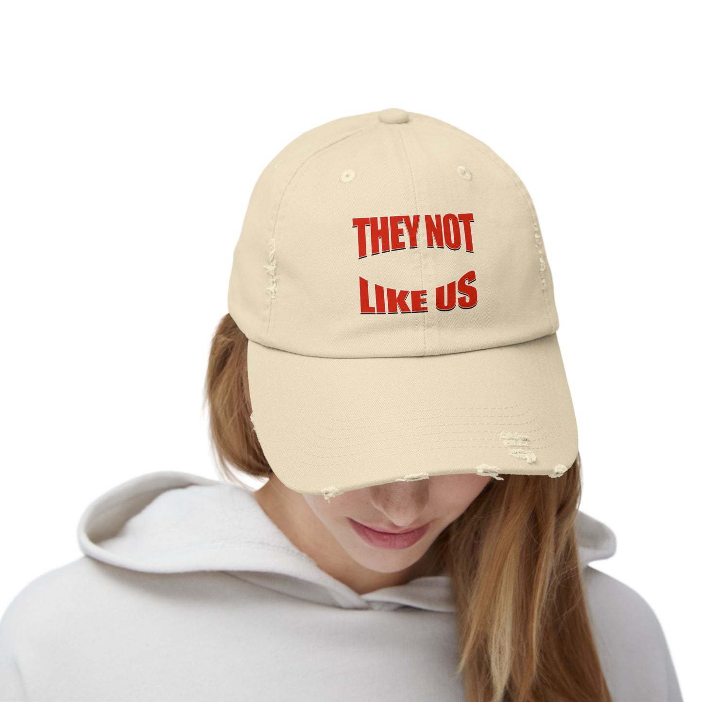 “Unisex Distressed Cap Bold Statement Streetwear Hat