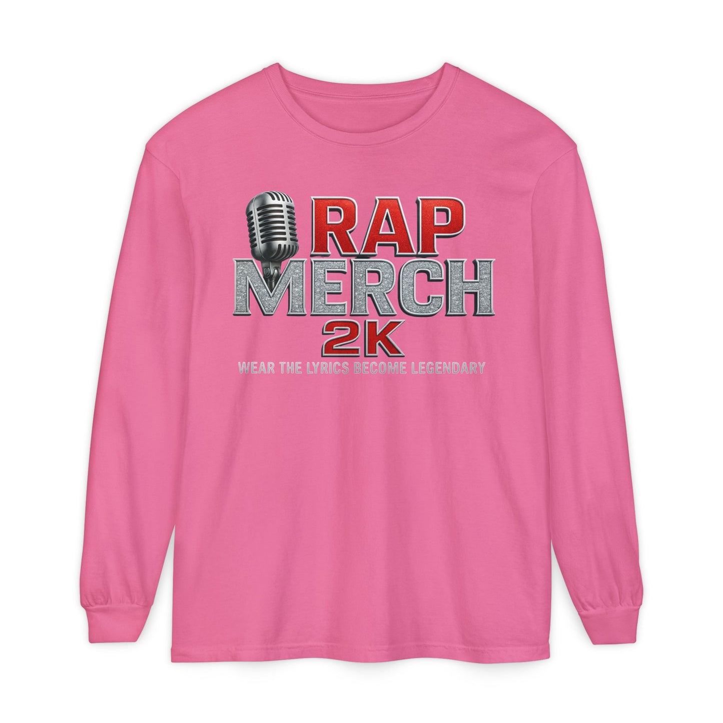 Rap Merch Long Sleeve T-Shirt - Legendary Lyrics Apparel, Music Lover Gift, Unisex Fashion, Casual Wear, Concert Merchandise
