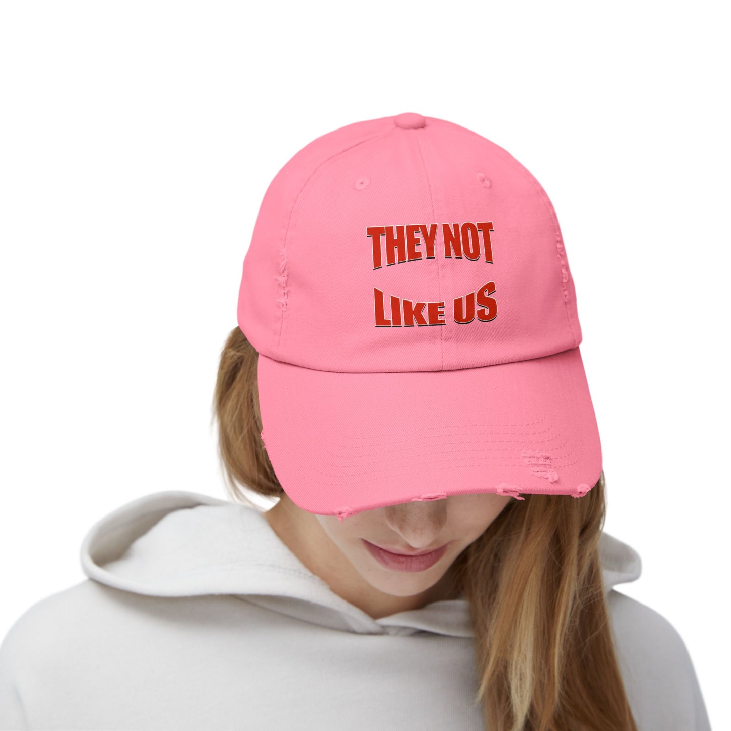 “Unisex Distressed Cap Bold Statement Streetwear Hat