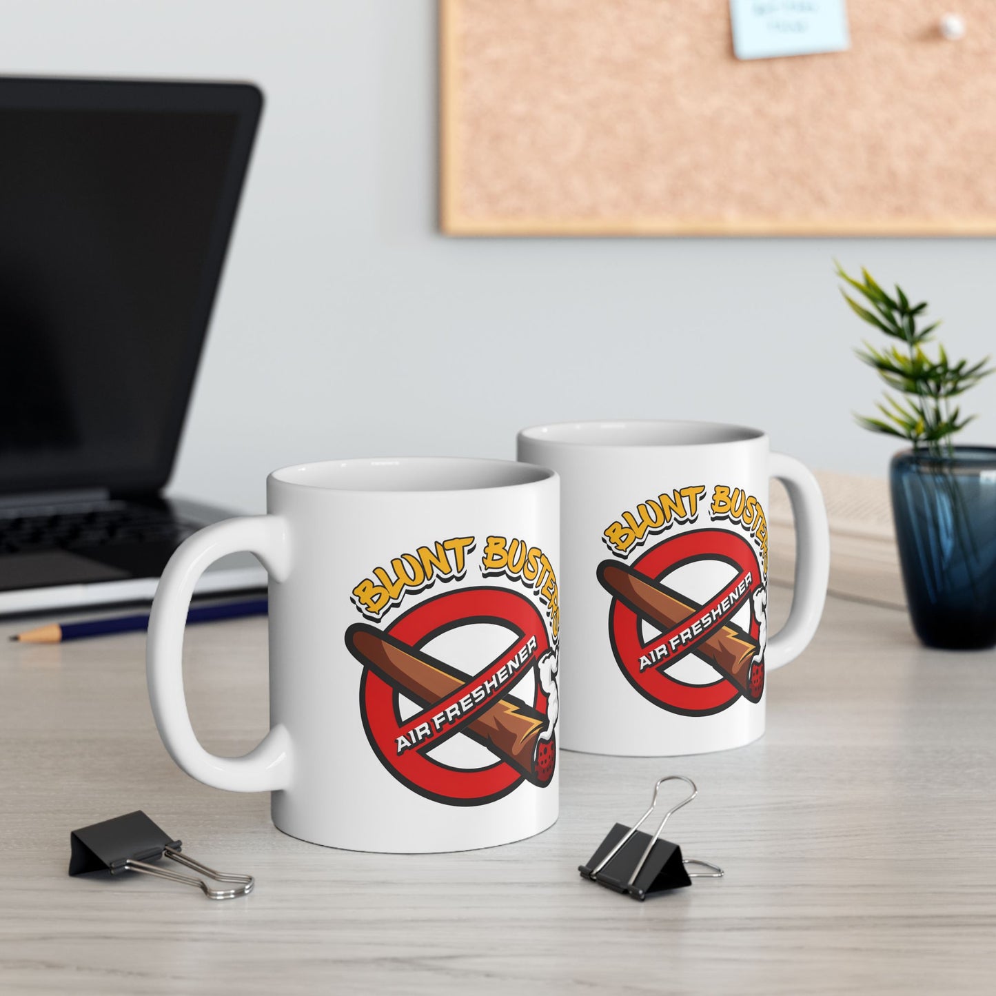 "Ghostbusters humor ceramic mug, funny coffee cup for fans, Halloween, or birthdays.