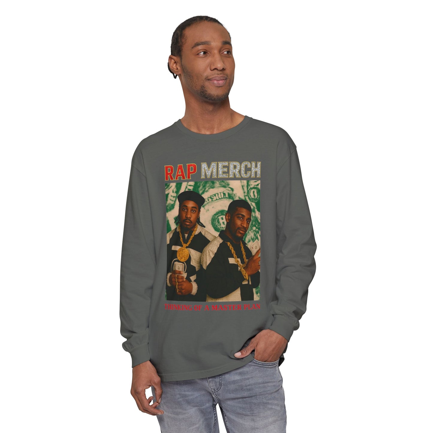 Retro Rap Long Sleeve Tee, Unisex Music Shirt, Hip Hop Tee, Vintage Rap Merchandise, Gift for Music Lovers, Streetwear Top
