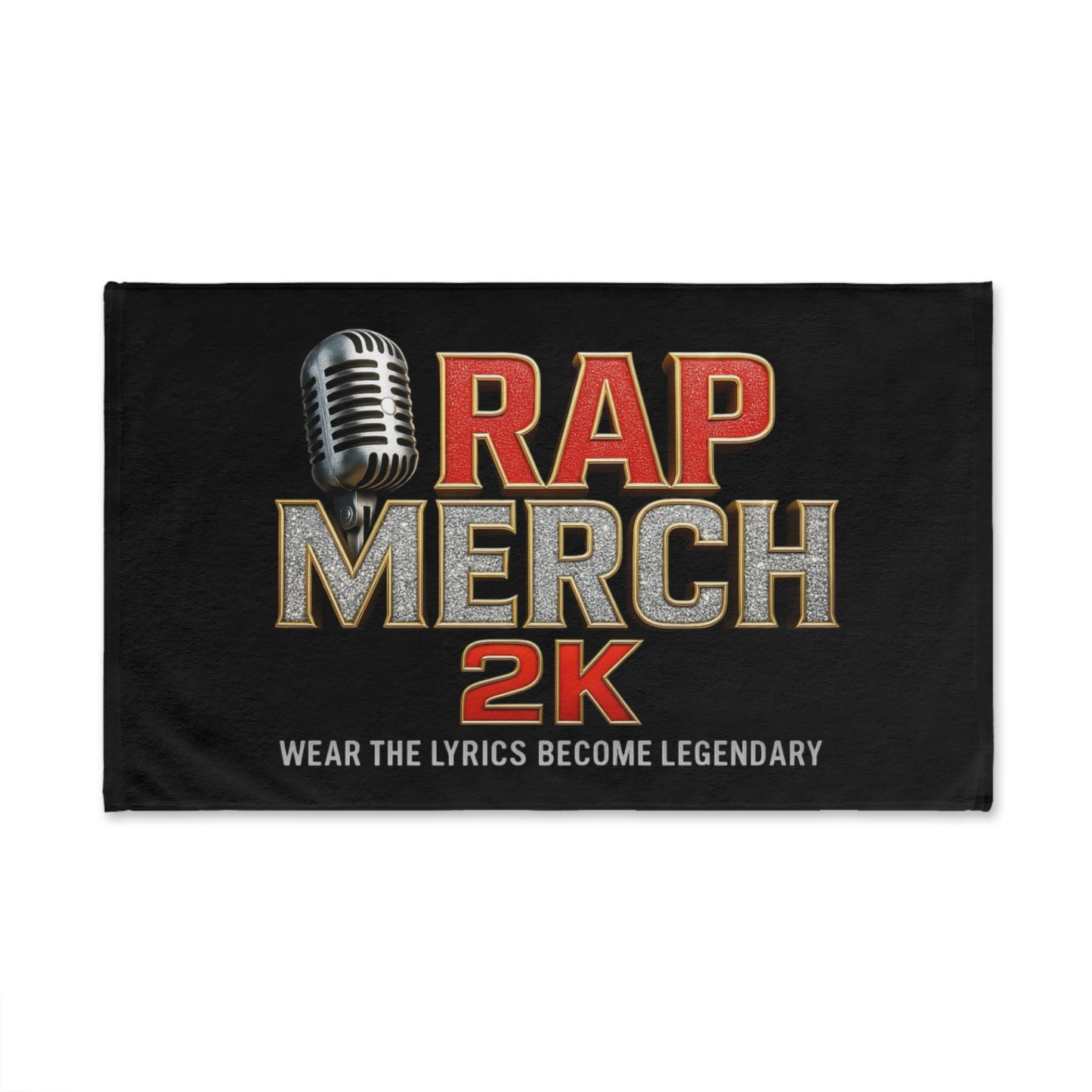 Rap Merch 2K Hand Towel - Music Lovers, Gift for Musicians, Home Decor, Kitchen Accessory, Music-themed Towel