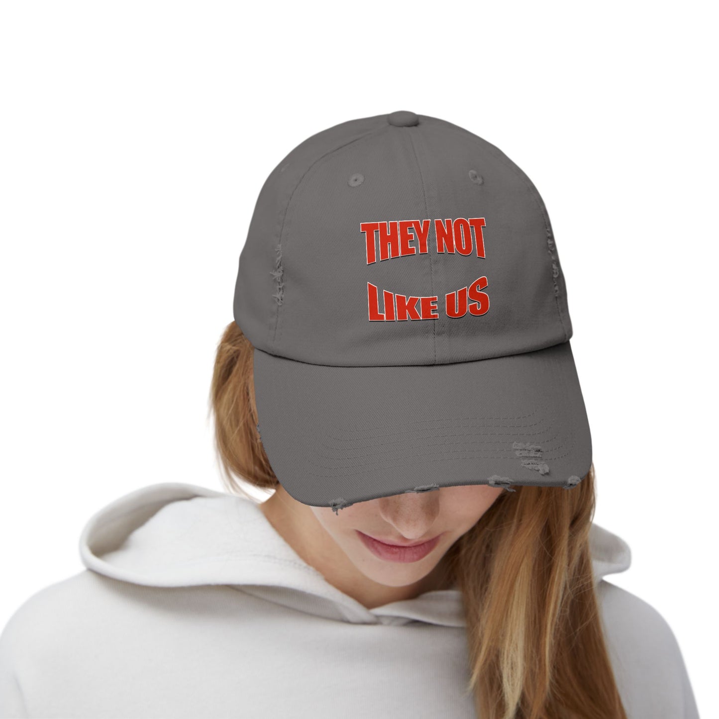 “Unisex Distressed Cap Bold Statement Streetwear Hat