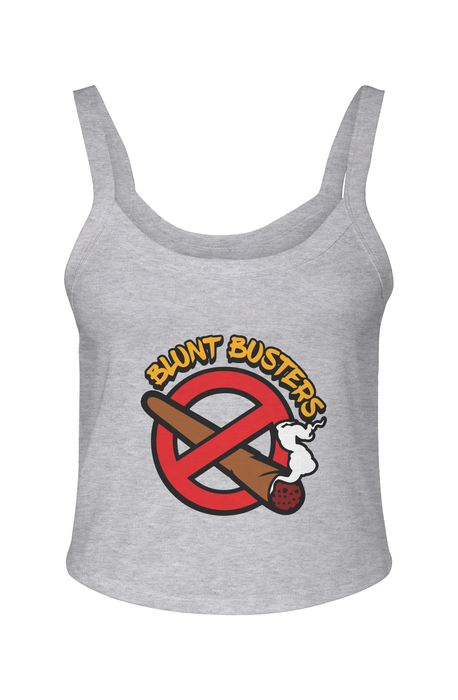 Bluntbusters Micro Rib Spaghetti Strap Tank