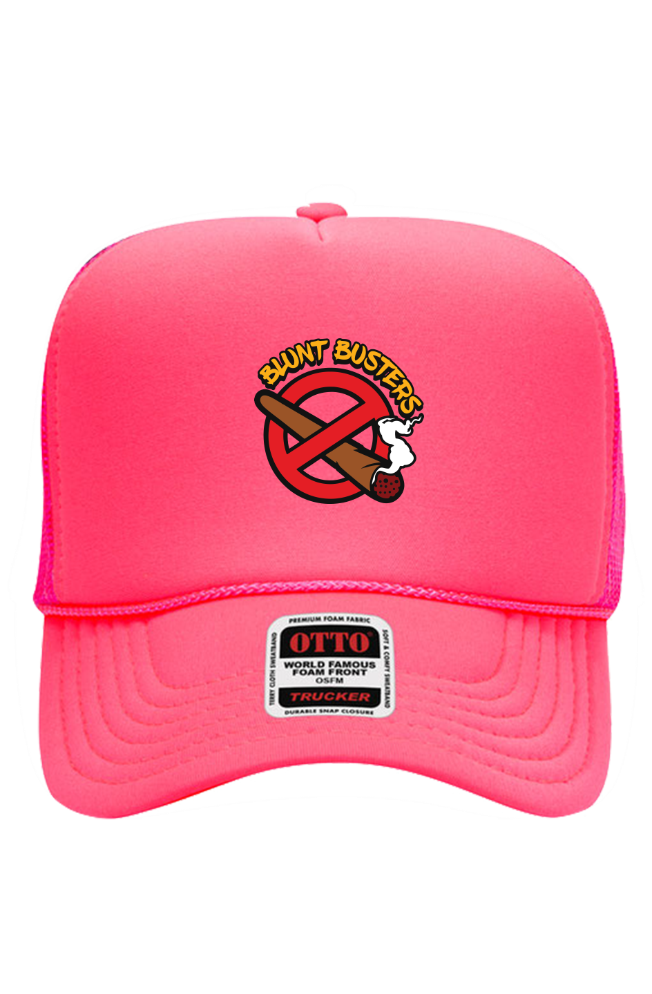 Bluntbusters 5 Panel High Crown Trucker Cap