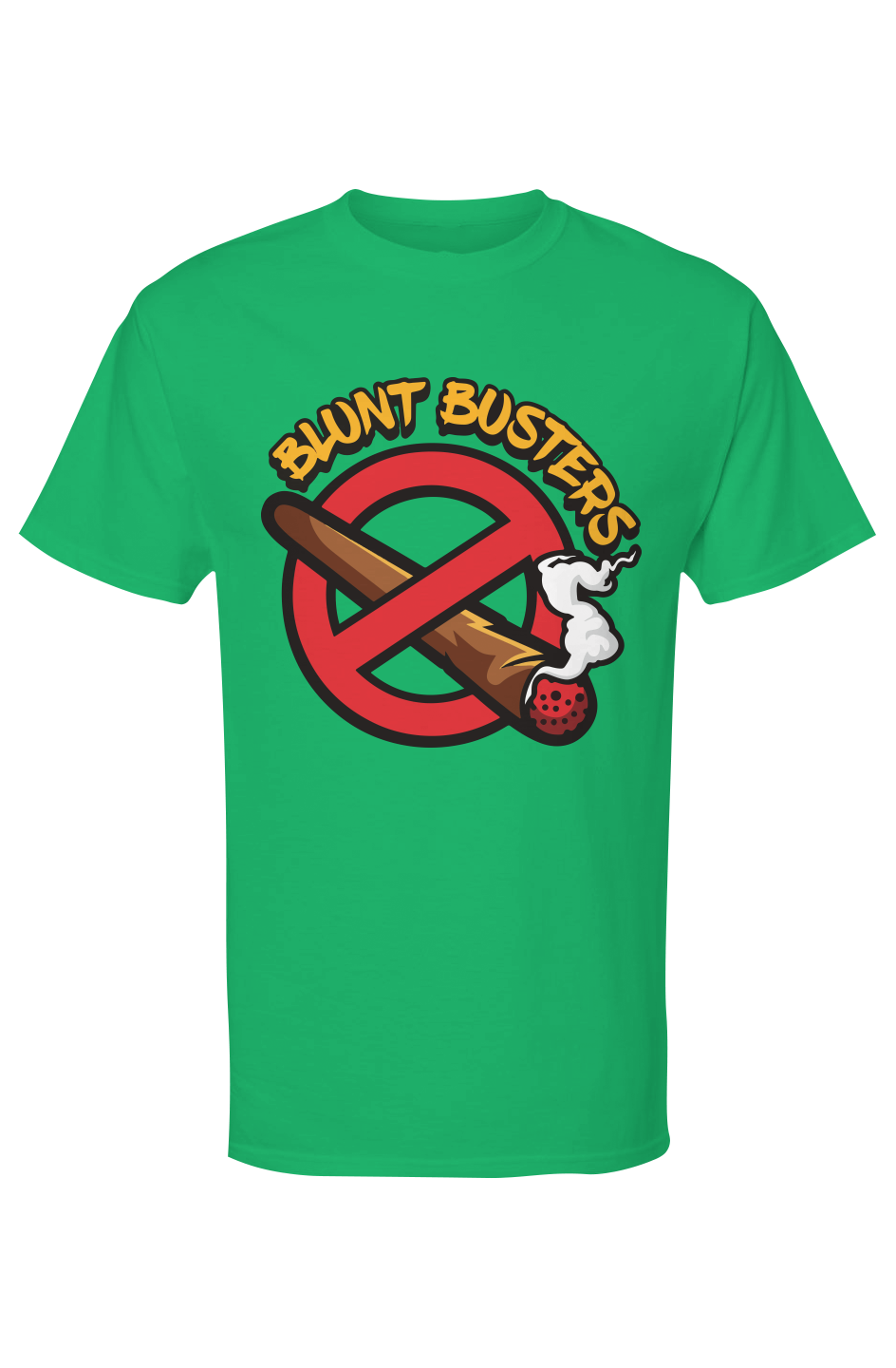 Blunt Busters Mens Gold Soft Touch Tshirt