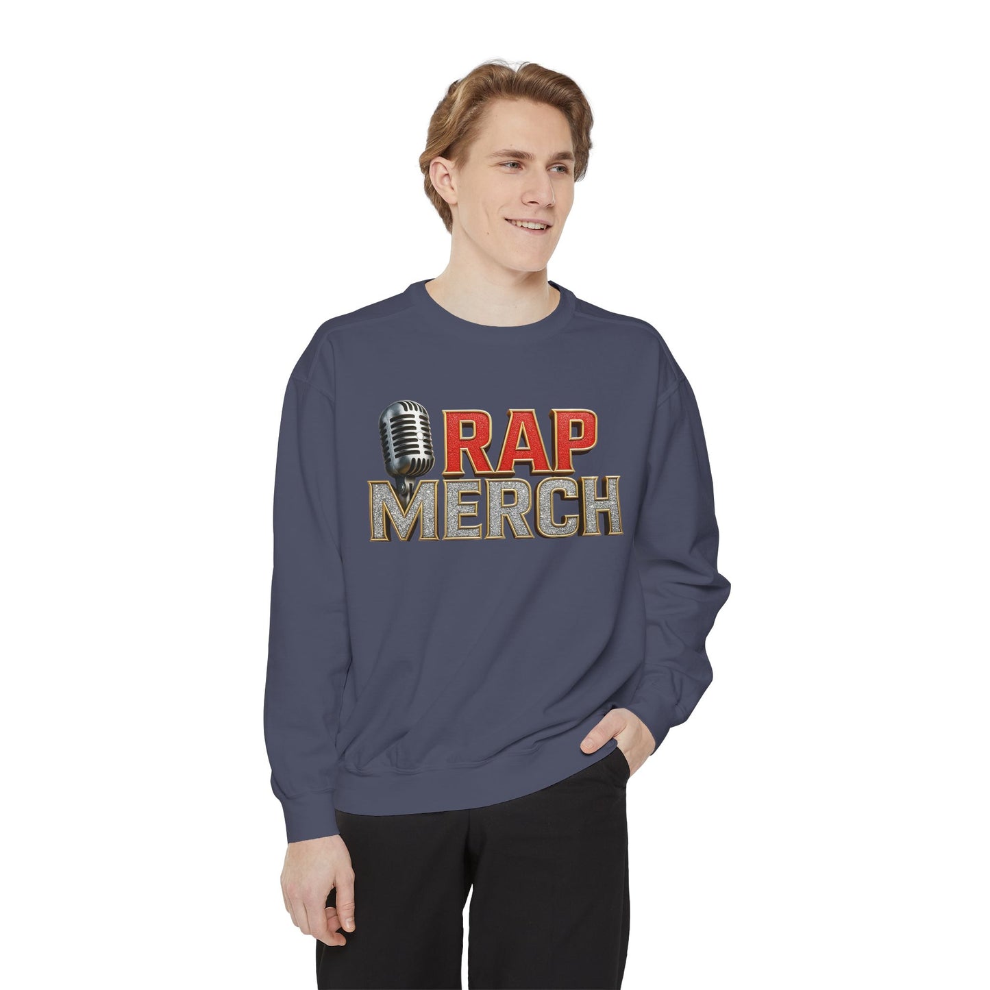 Unisex Rap Merch Sweatshirt, Cozy Hip-Hop Style Pullover, Music Lover Gift, Streetwear Fashion, Casual Lounge Wear