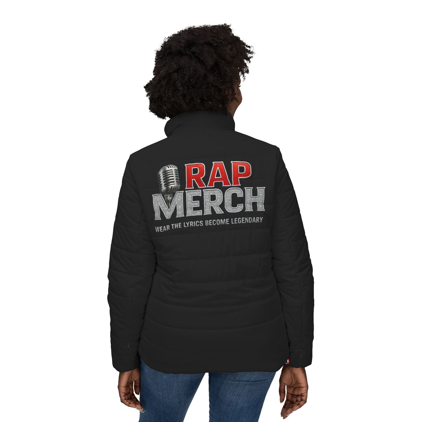 Women's Puffer Jacket RAP MERCH