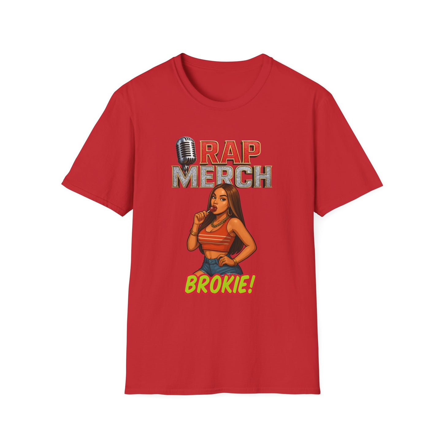 Vibrant Rap Merch T-Shirt, Perfect for Music Lovers, Graphic Tee Gift, Streetwear Fashion, Casual Everyday Wear