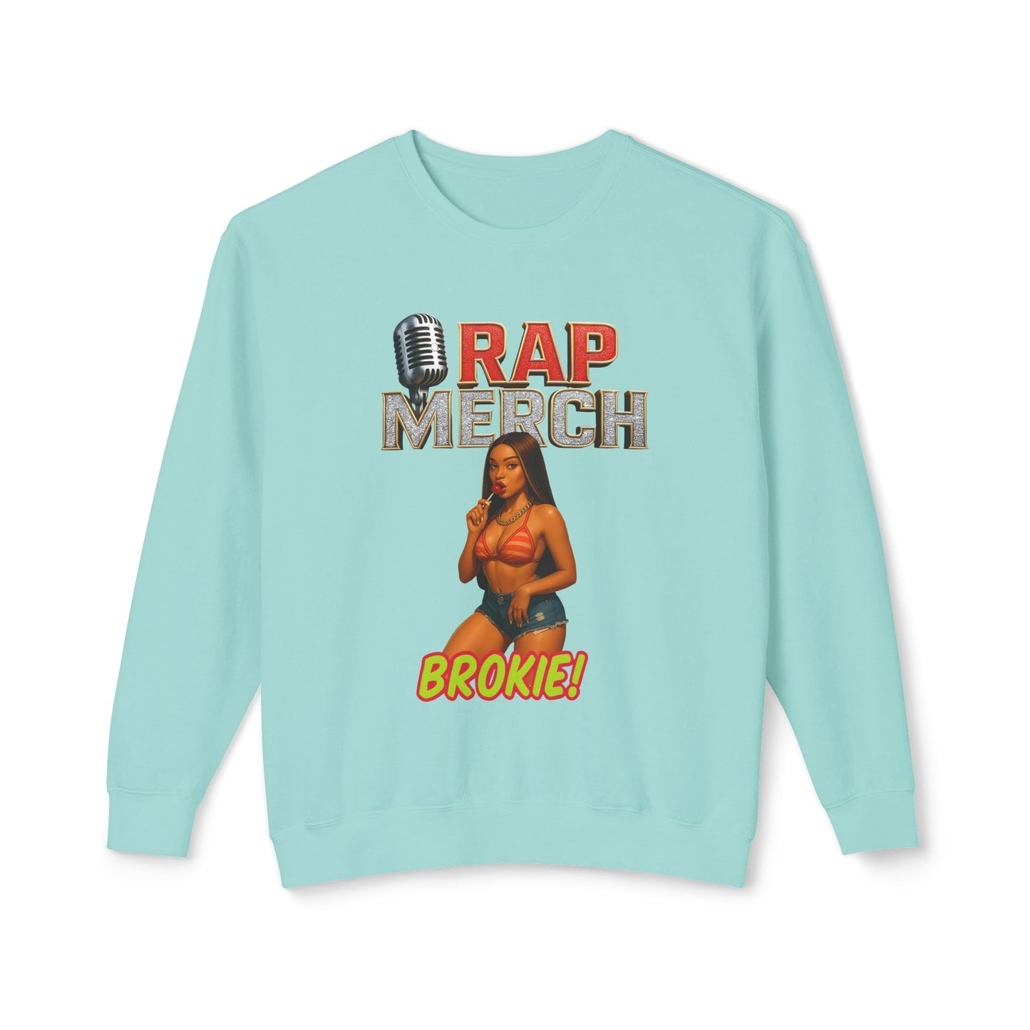 Rap Merch Unisex Crewneck Sweatshirt, Hip-Hop Apparel, Music Merchandise, Trendy Gift, Casual Wear