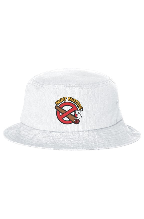Classic Bucket Cap White | Bluntbusters