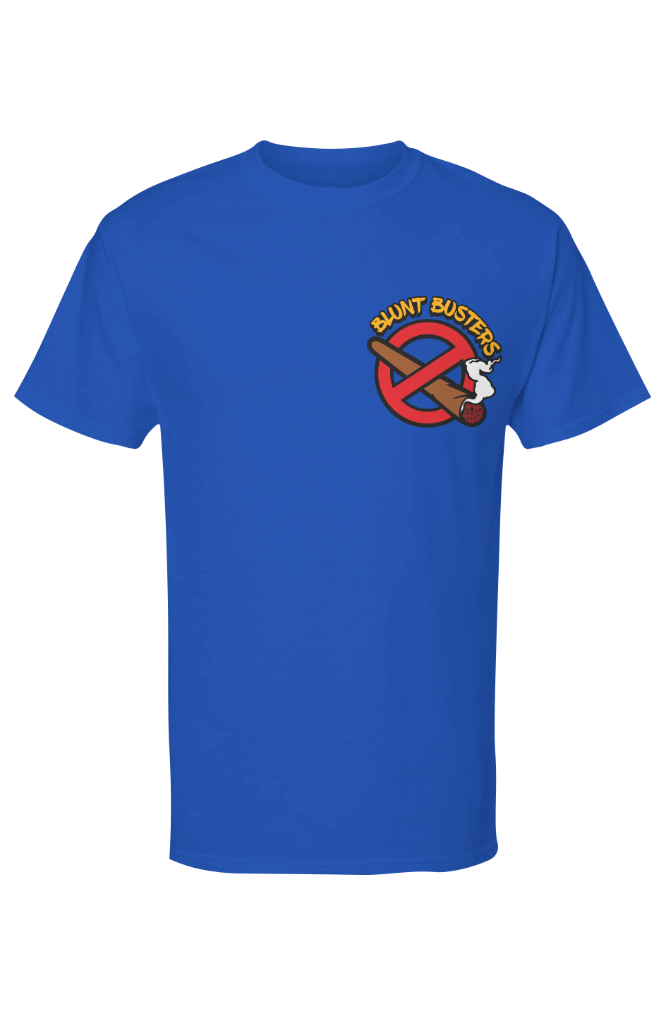 Modern Gold Soft Touch Royal Mens T Shirt | Bluntbusters