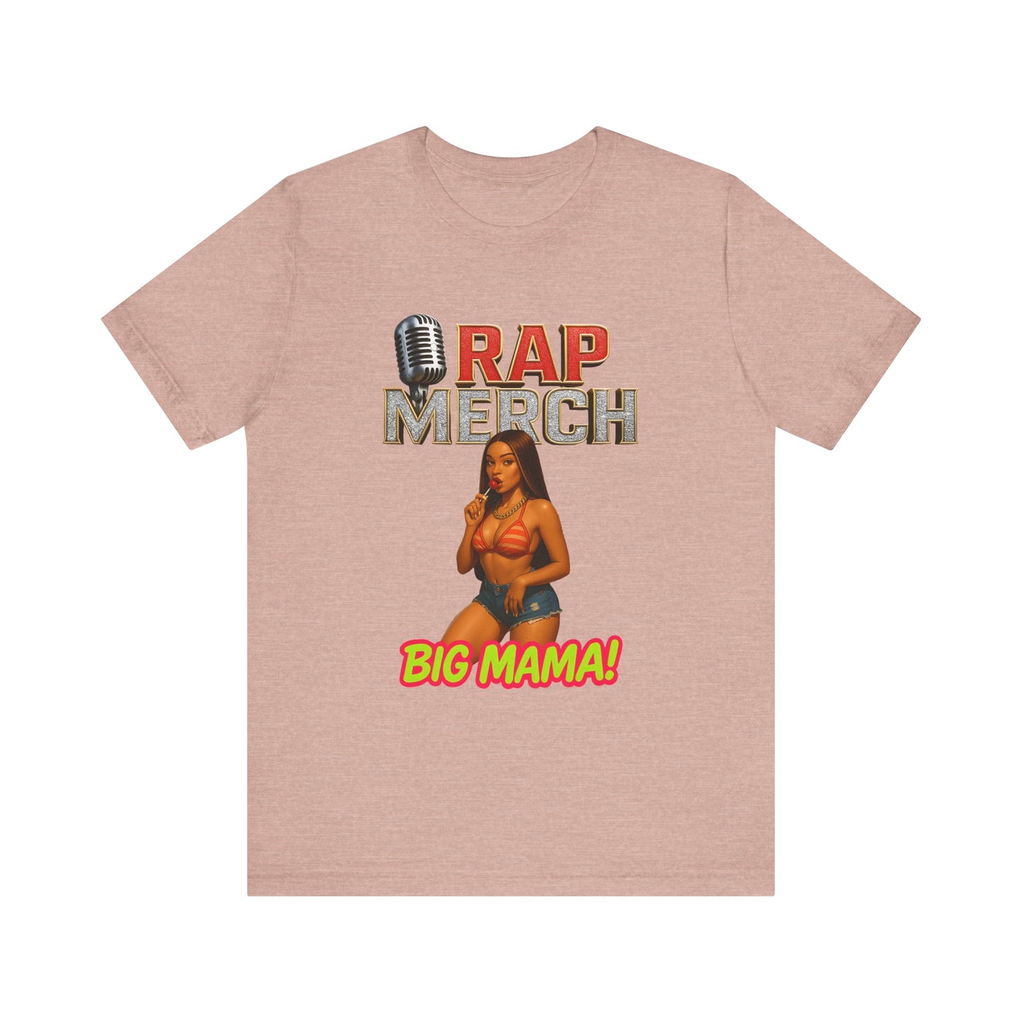 Rap Merch Big Mama Unisex Jersey Tee, Music Fans Shirt, Hip-Hop Apparel, Concert Outfit, Gift for Her