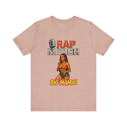 Rap Merch Big Mama Unisex Jersey Tee, Music Fans Shirt, Hip-Hop Apparel, Concert Outfit, Gift for Her