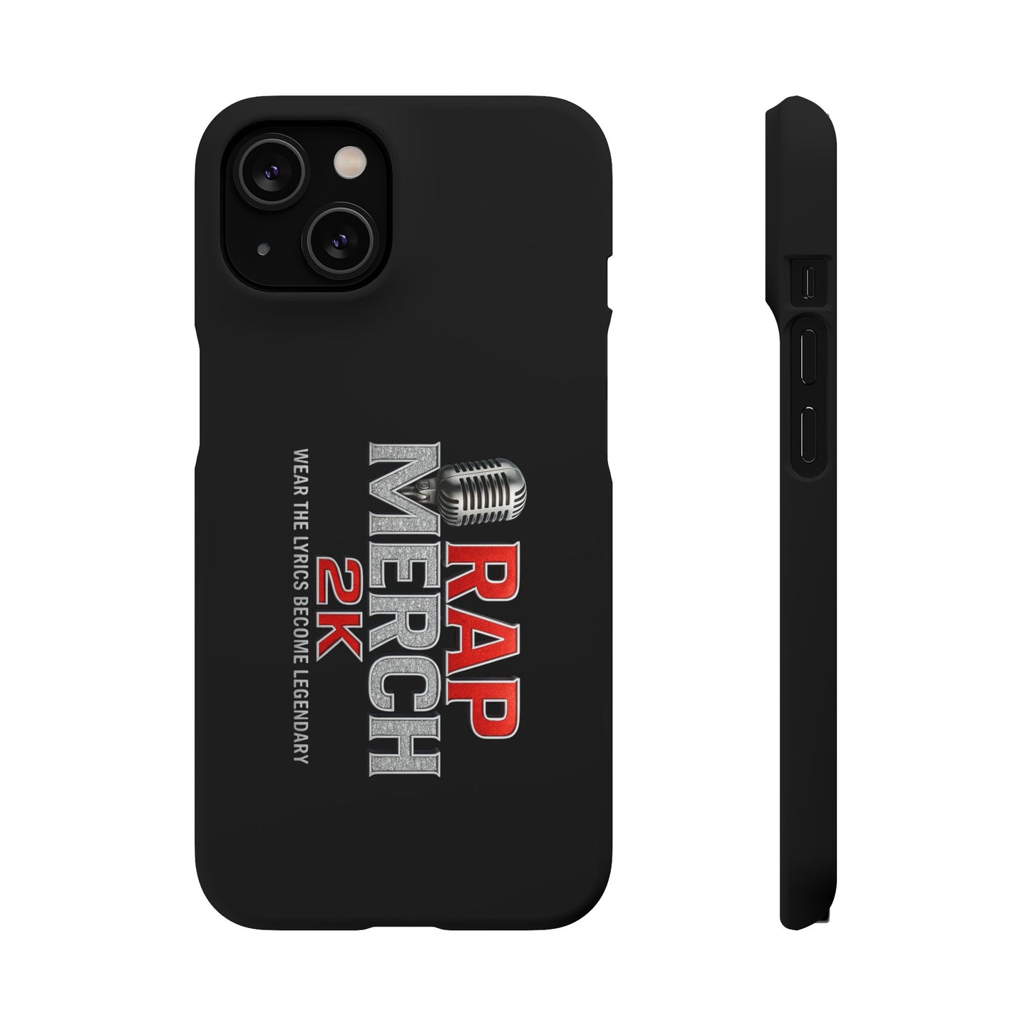 Rap Merch Snap Case for Music Lovers, Hip Hop Phone Cover, Mobile Accessories, Gift for Musicians, Trendy Phone Case