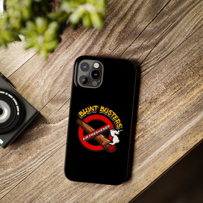 "Slim phone case with Blunt Busters design, trendy protective accessory and fun gift.