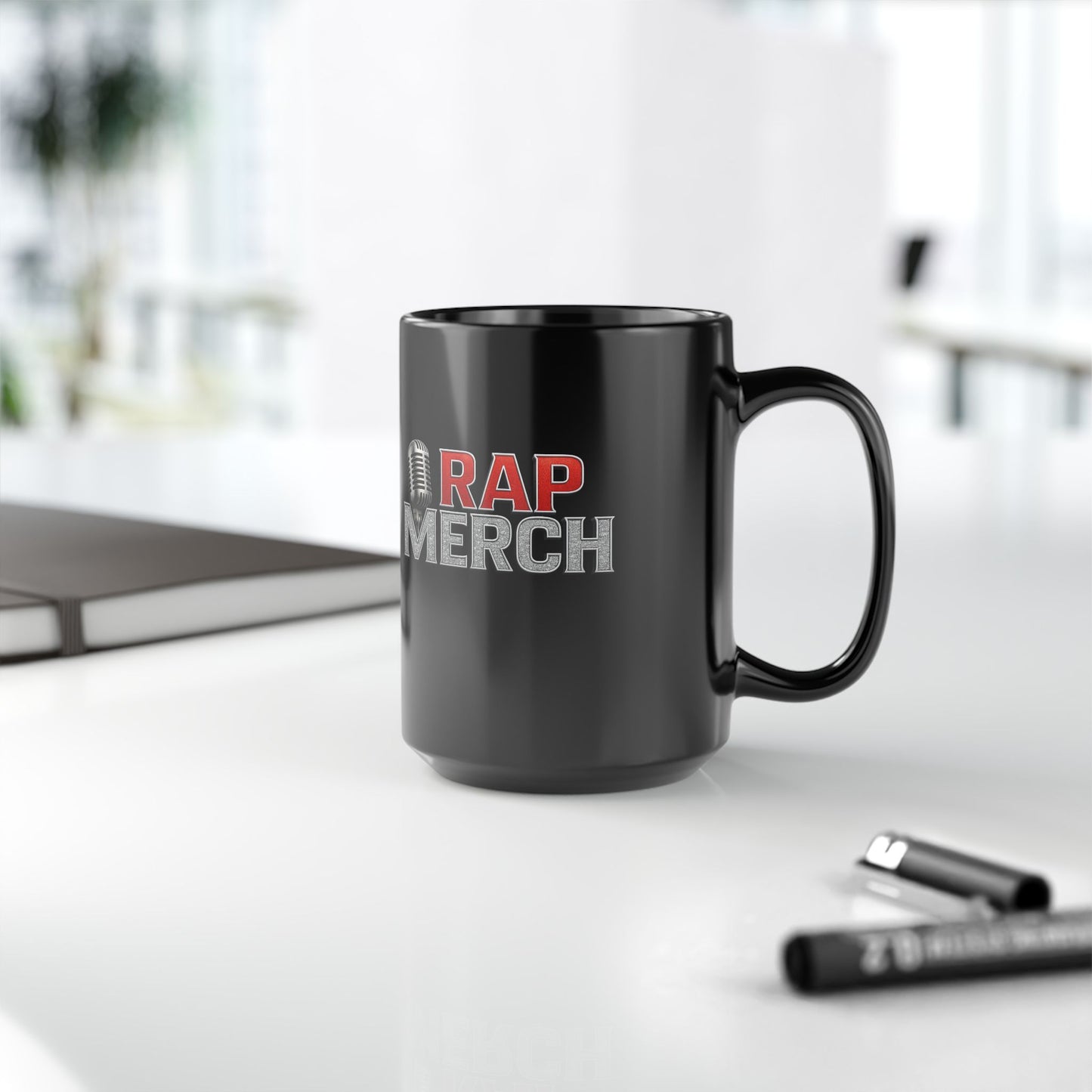 Rap Merch 2K Black Mug | Perfect for Music Lovers, Gift for Birthdays, Music Events, Coffee Lovers, Stylish Drinkware
