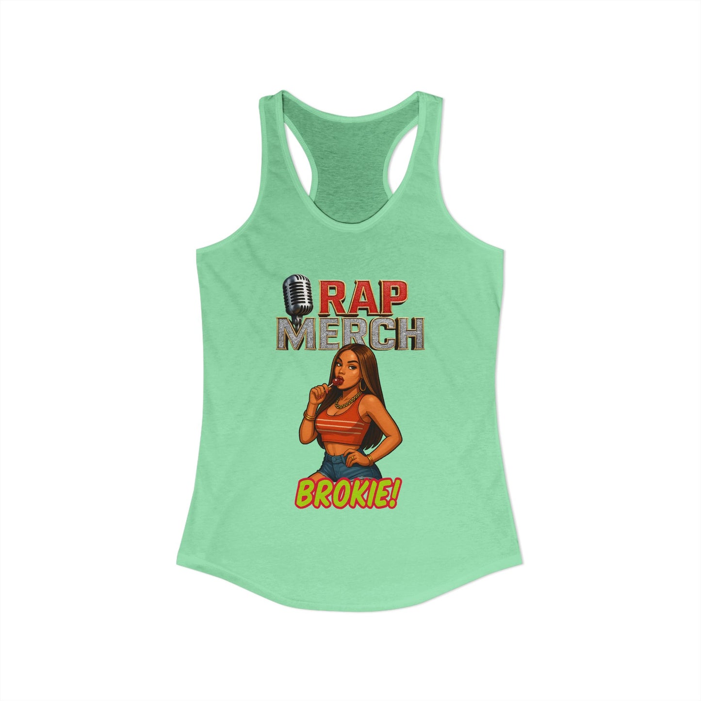 Rap Merch Women's Racerback Tank - Perfect for Concerts, Festivals, and Casual Wear, Hip Hop Style, Trendy Summer Outfit, Gift for [...]