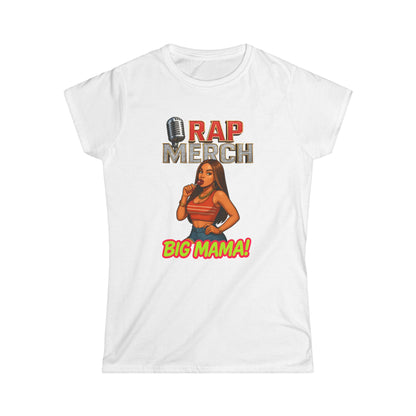 Rap Merch Women's Softstyle Tee - Big Mama Graphic Tee, Hip Hop Fashion, Gift for Music Lovers, Casual Chic Style, Birthday Gift