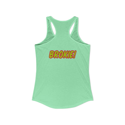 Women's Music-Inspired Racerback Tank, Cool Summer Workout Top, Rap Merch Tee, Casual Streetwear, Gift for Music Lovers, 80s Theme Party Tee