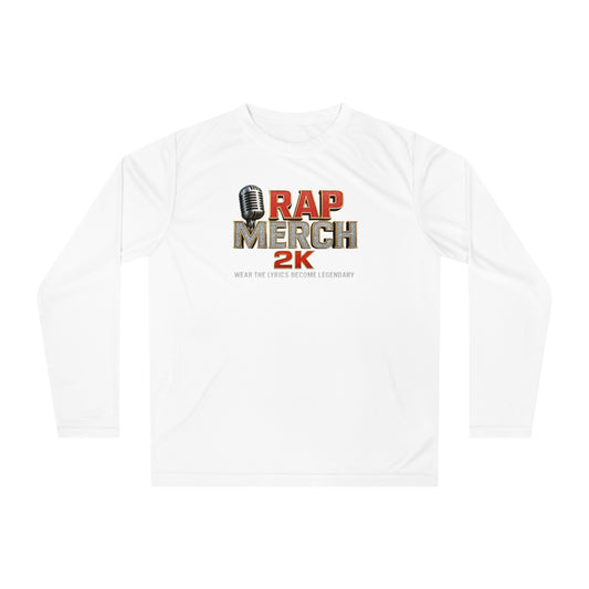Rap Merch Unisex Performance Long Sleeve Shirt, Music Lover Gift, Concert Outfit, Rap Merchandise, Casual Sportswear, Gift for Him/Her