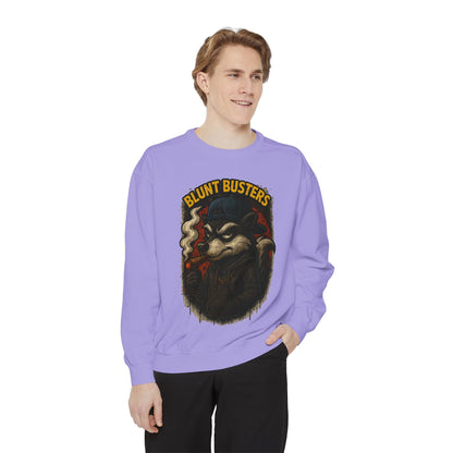 Blunt Busters Unisex Garment-Dyed Sweatshirt - Cozy, Unique Graphic Sweatshirt for Casual Style, Perfect for Gifts, Streetwear, Fall [...]