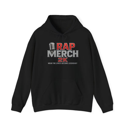 Rap Merch Hooded Sweatshirt, Unisex Rap Hoodie, Music Lover Gift, Cool Streetwear, Hip Hop Fashion, Celebrate Your Passion