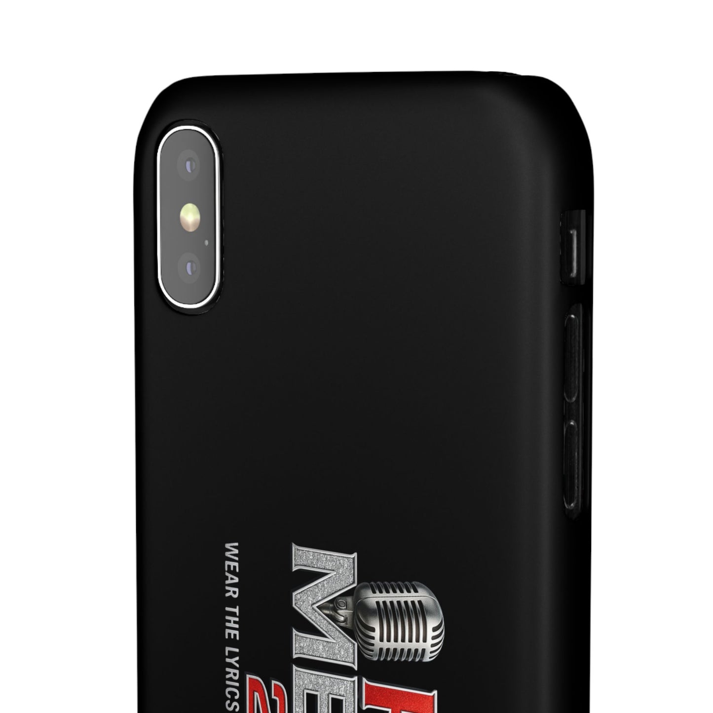 Rap Merch Snap Case for Music Lovers, Hip Hop Phone Cover, Mobile Accessories, Gift for Musicians, Trendy Phone Case
