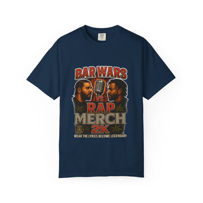 Bar Wars Unisex T-Shirt, Streetwear Fashion, Hip Hop Gift, Music Lover Tee, Funny Gift for Men and Women