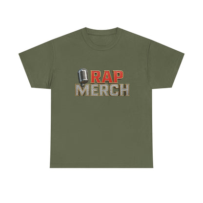 Rap Merch Unisex Heavy Cotton Tee - Hip Hop Style Shirt, Music Lover Gift, Streetwear Apparel, Festival Wear, Casual Outfit