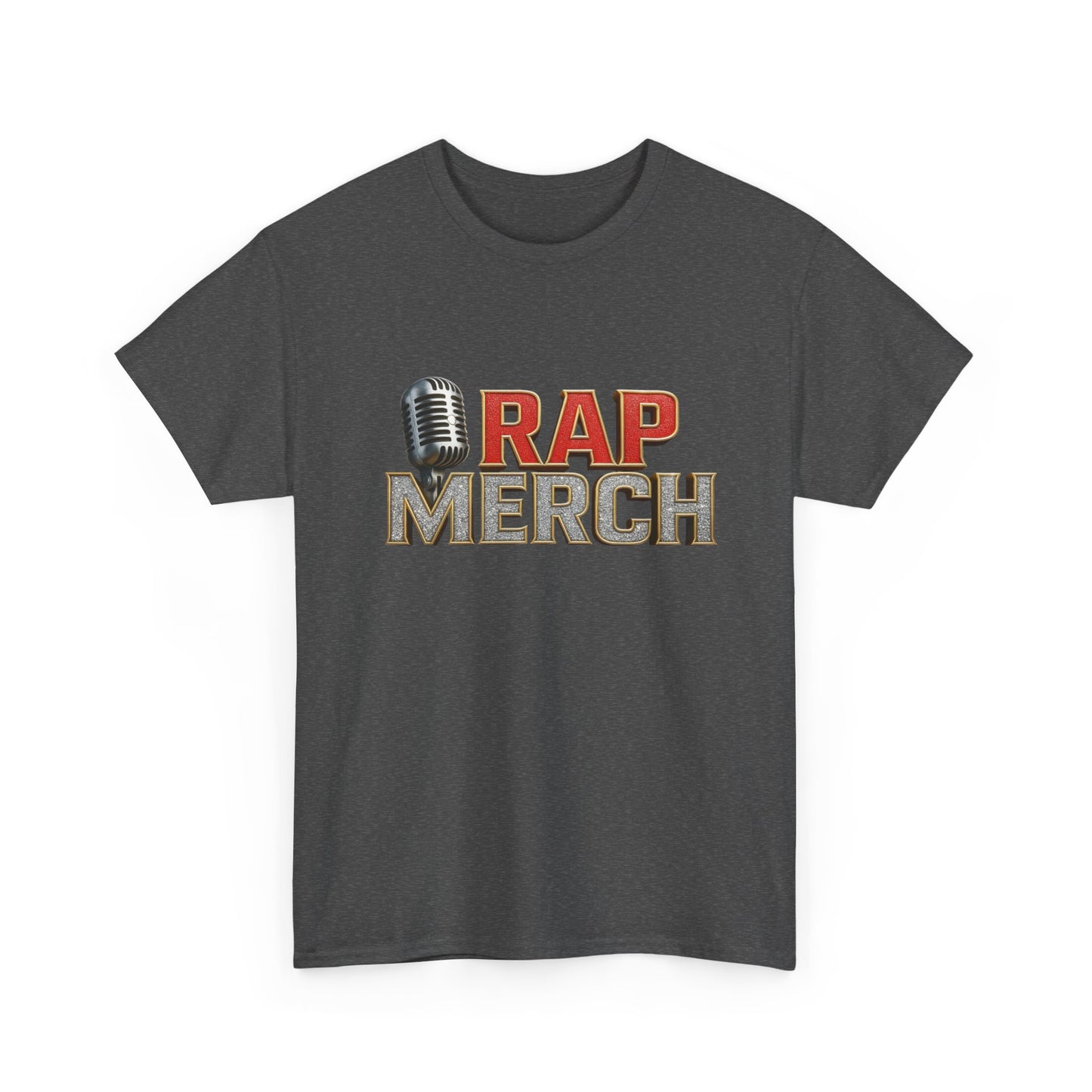 Rap Merch Unisex Heavy Cotton Tee - Hip Hop Style Shirt, Music Lover Gift, Streetwear Apparel, Festival Wear, Casual Outfit