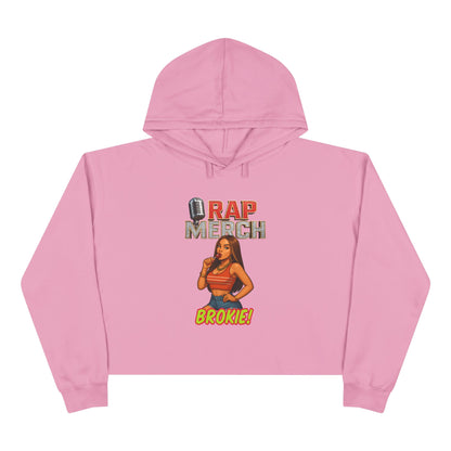 Rap-Themed Crop Hoodie, Cool Casual Hoodie, Music Lover Gift, Trendy Streetwear, Unique Graphic Sweatshirt, Everyday Comfort Wear