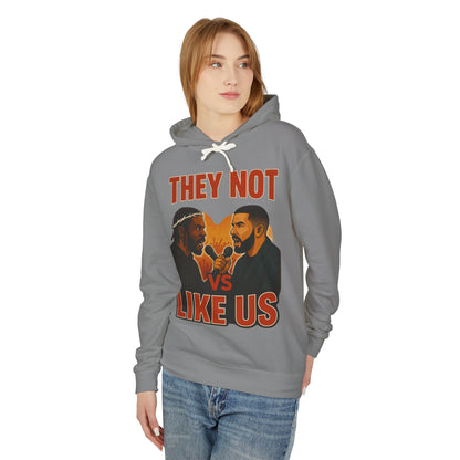 They Not Vs Like Us, Hoodie: Hip-Hop Vibes, Perfect Gift for Music Lovers, Casual Wear, Concerts, Festivals