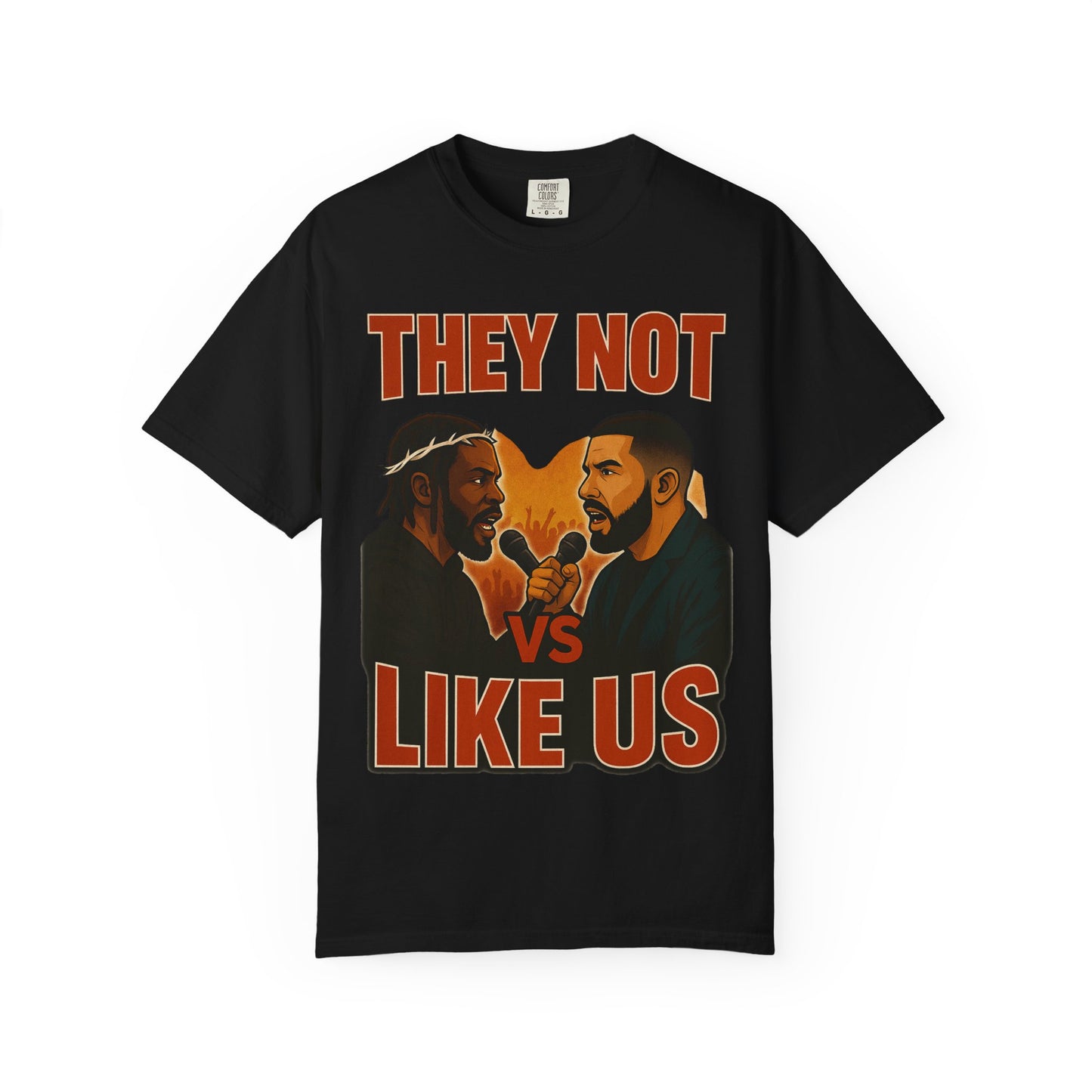 They Not Vs Like Us, Tee: Perfect for Music Lovers, Concerts, Casual Wear, Gift for Trendsetters, Versatile Everyday Style