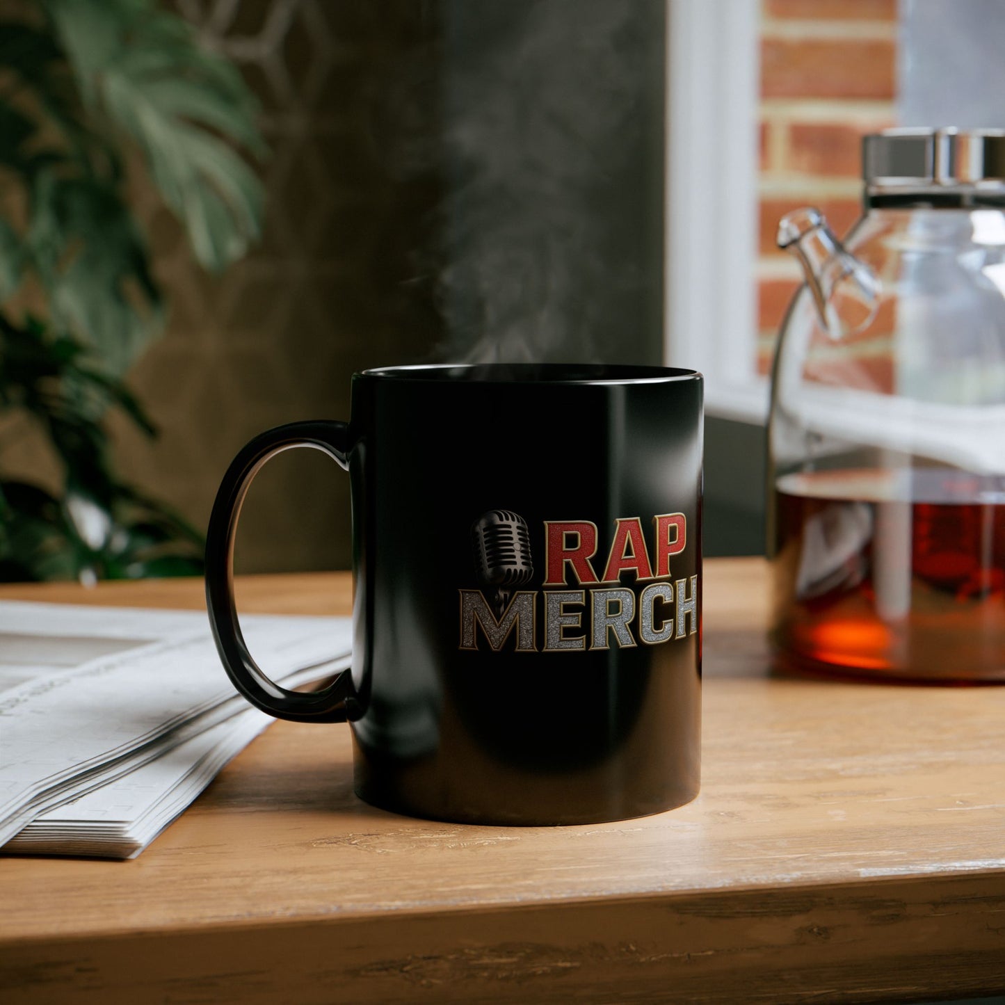 Rap Merch 2K Black Mug - Perfect Gift for Music Lovers, Coffee Enthusiasts, Hip-Hop Fans, Unique Collectible, Birthday Present
