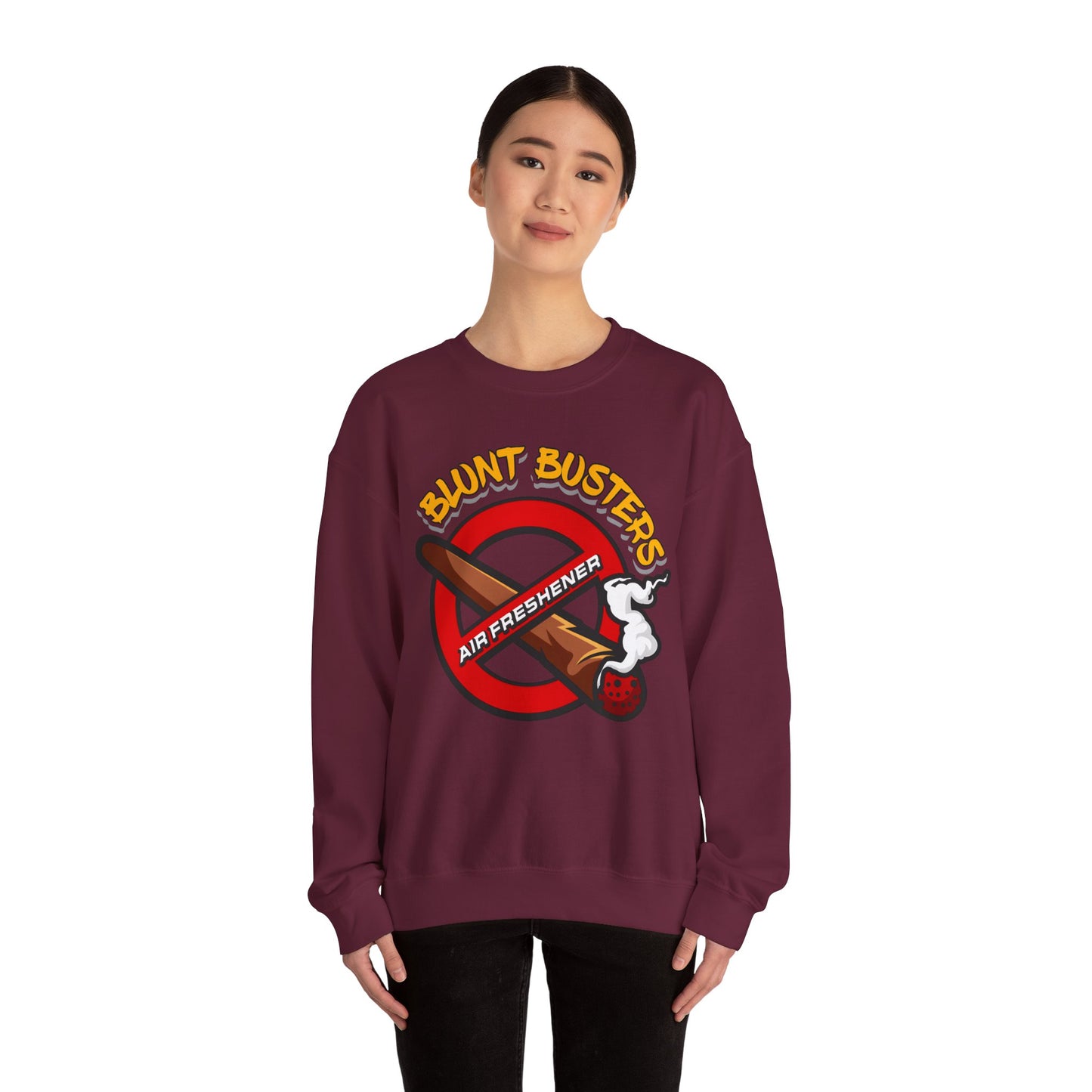 Blunt Busters Sweatshirt - Fun Crewneck for Cannabis Lovers, Comfy Gift for Friends, Chill Vibe, Everyday Wear, Festival Apparel, [...]