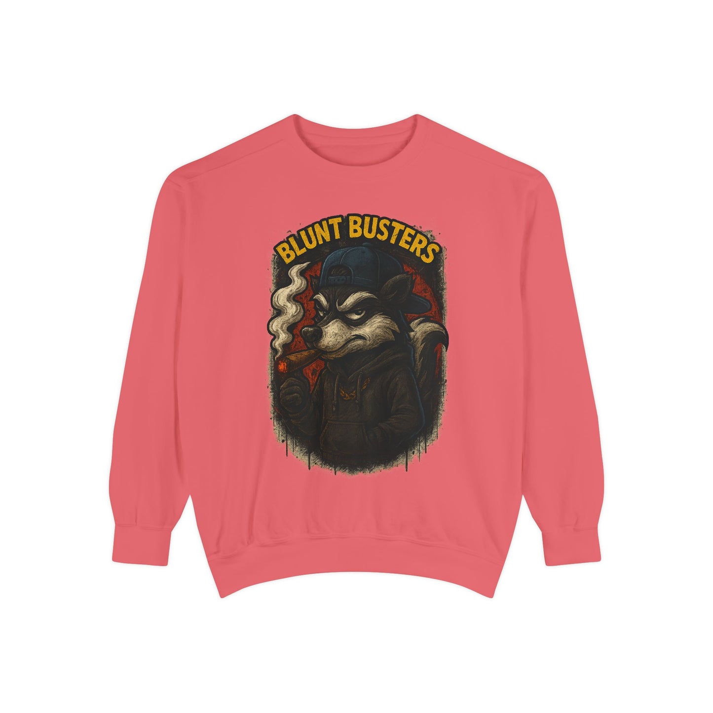 Blunt Busters Unisex Garment-Dyed Sweatshirt - Cozy, Unique Graphic Sweatshirt for Casual Style, Perfect for Gifts, Streetwear, Fall [...]
