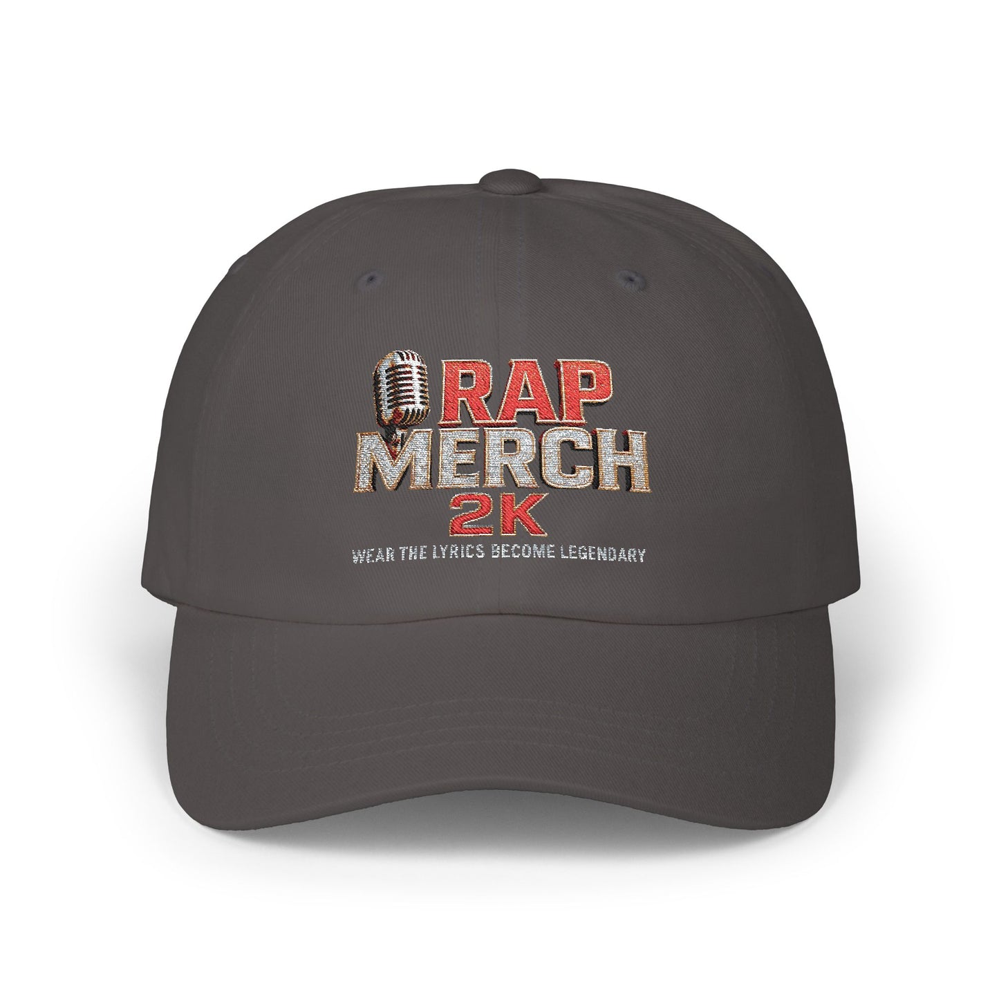 Rap Merch 2K Classic Dad Hat – Bold Red Streetwear Cap with Hip Hop Vibes, Summer Accessory, Streetwear Style