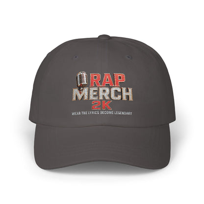 Rap Merch 2K Classic Dad Hat – Bold Red Streetwear Cap with Hip Hop Vibes, Summer Accessory, Streetwear Style