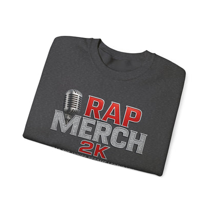 Rap Merchandise Crewneck Sweatshirt, Hip Hop Apparel, Streetwear Gift, Music Lover Sweater, Casual Unisex Sweatshirt