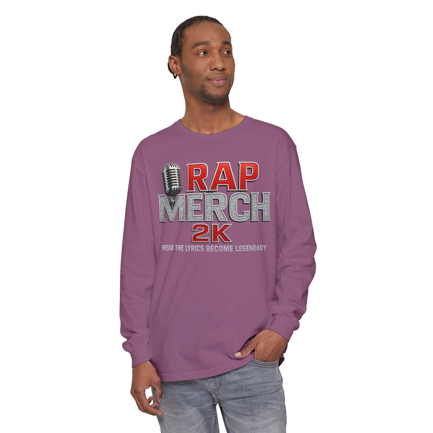Rap Merch Long Sleeve T-Shirt - Legendary Lyrics Apparel, Music Lover Gift, Unisex Fashion, Casual Wear, Concert Merchandise