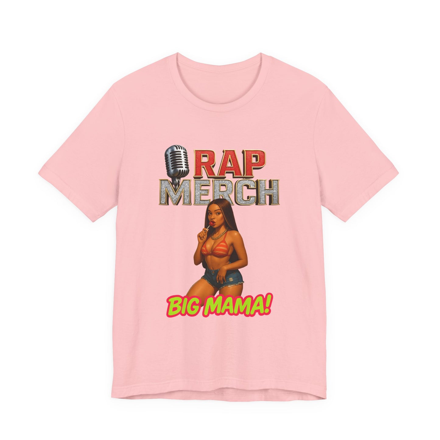 Rap Merch Big Mama Unisex Jersey Tee, Music Fans Shirt, Hip-Hop Apparel, Concert Outfit, Gift for Her