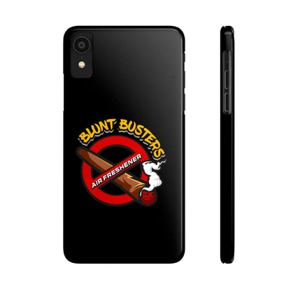 "Slim phone case with Blunt Busters design, trendy protective accessory and fun gift.